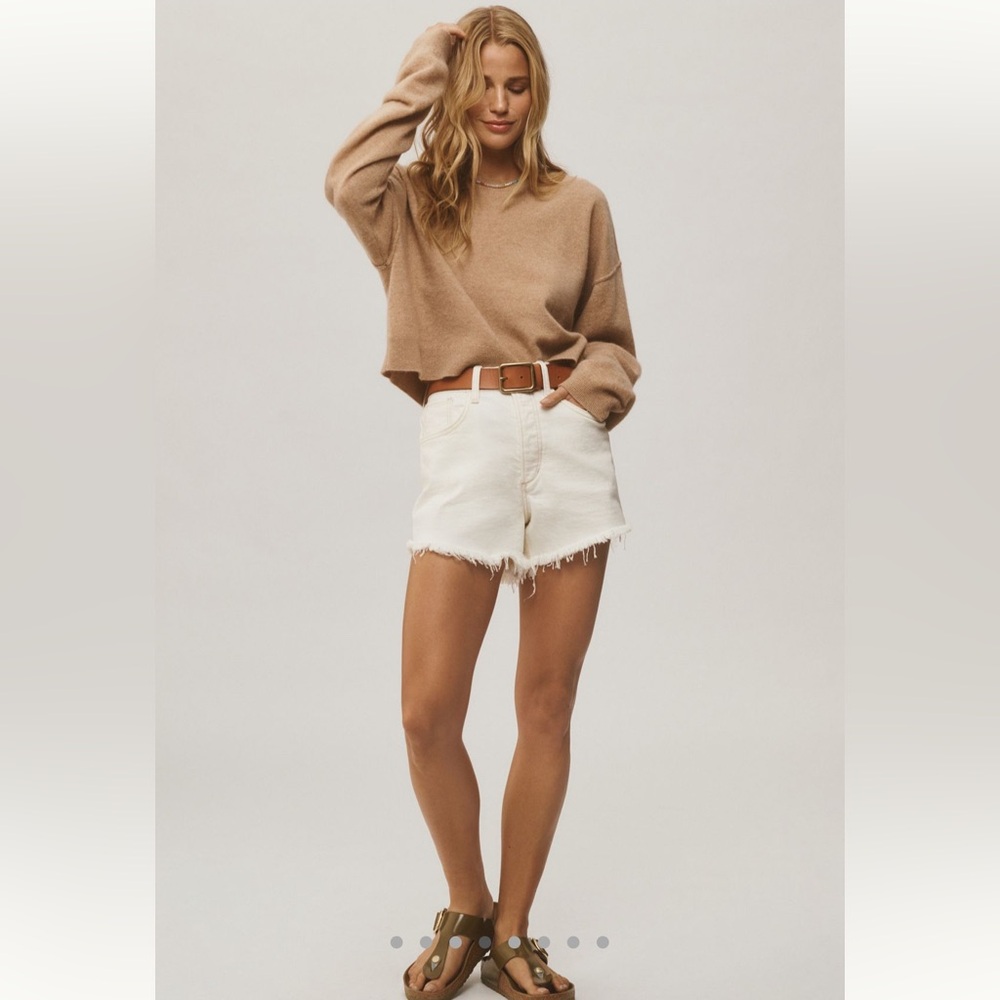 Pilcro Tan Crew Neck Sweater